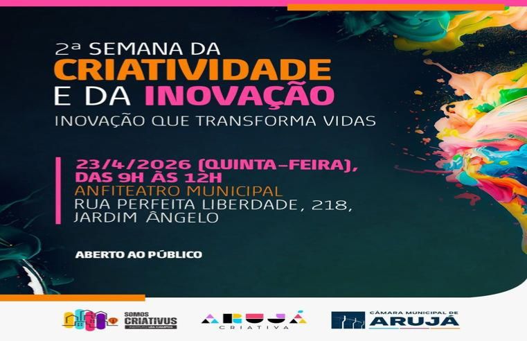#pracegover seminário de inovação em Arujá