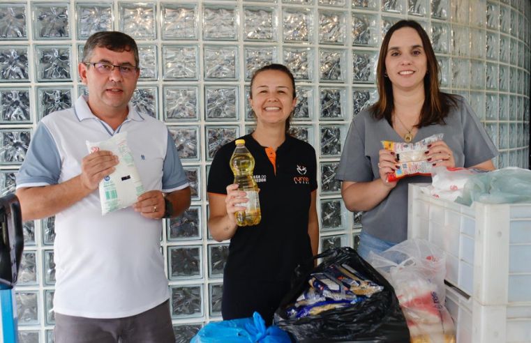 Suzano recebe 500 kg de alimentos para o Fundo Social