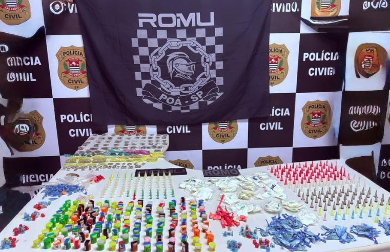 Poá tem apreensão de drogas e prisão por furto de cabos