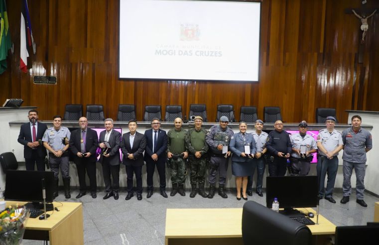 Medalha Tiradentes reconhece profissionais da segurança de Mogi