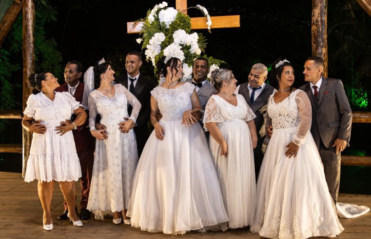 Itaquaquecetuba celebra casamento comunitário com 40 casais