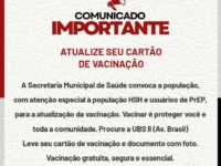 Santa Isabel reforça vacinação para HSH e usuários de PrEP