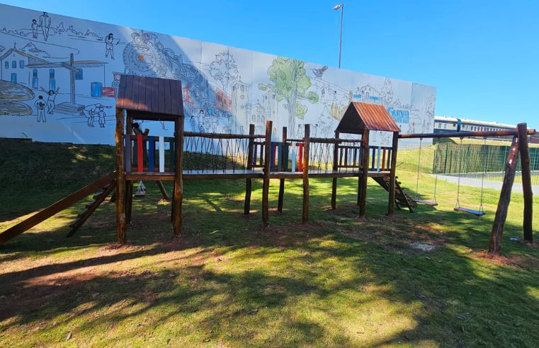 Guararema amplia playgrounds no Complexo Esportivo