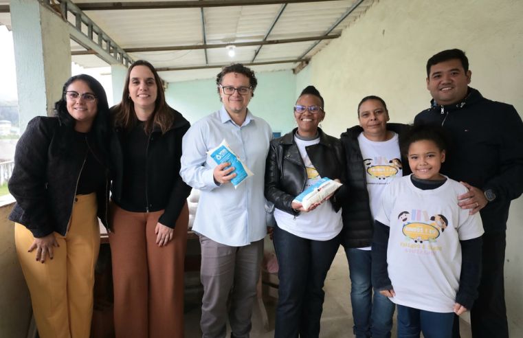Vivaleite atende famílias em vulnerabilidade em Suzano