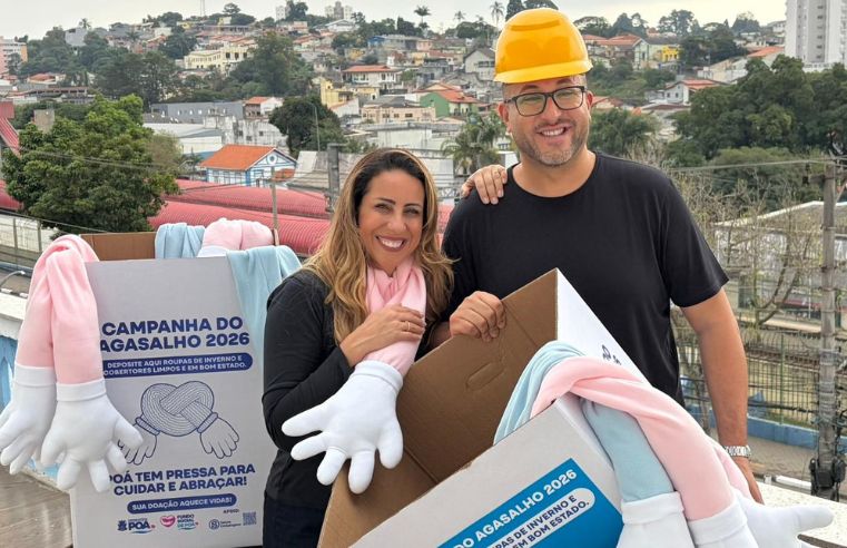 Poá inicia campanha do agasalho 2026 com arrecadações
