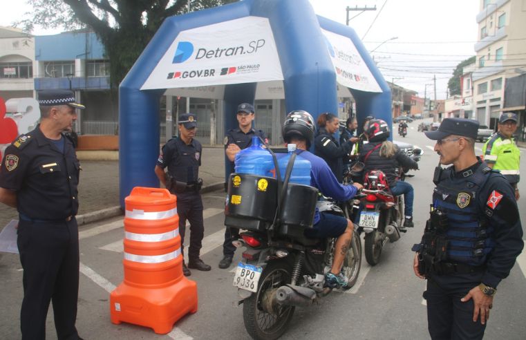 Ação reúne motociclistas na região de  Santa Isabel