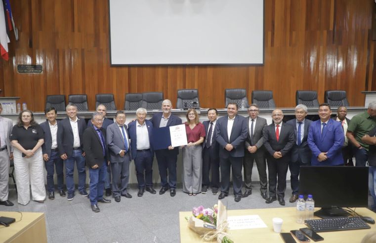 Secretário de Agricultura, Abdo agora é cidadão mogiano