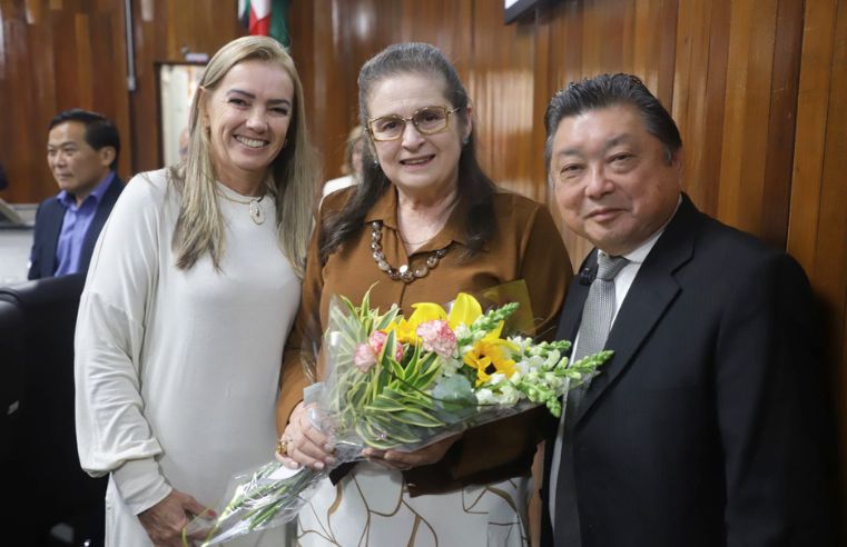 Empresária do Sebrae-SP recebe título de Cidadã Mogiana