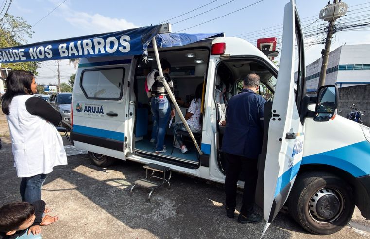 Arujá registra 75 atendimentos durante ação do Saúde nos Bairros