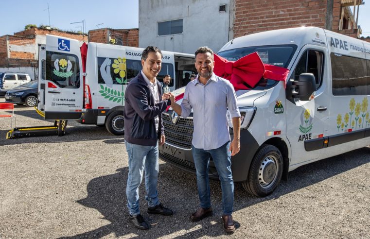 Vans reforçam atendimento da APAE de Itaquaquecetuba