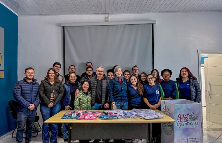 Guararema reforça solidariedade com arrecadação de meias