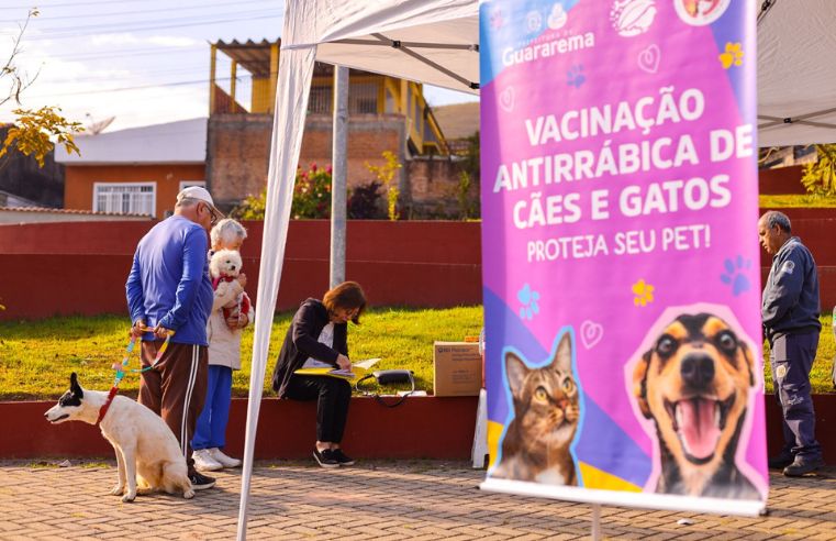 Guararema promove vacinação antirrábica na próxima sexta