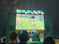 Copa em Poá reúne torcedores na vitória do Brasil