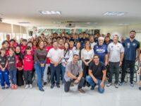 Mogi recebe atletas de destaque no taekwondo e badminton
