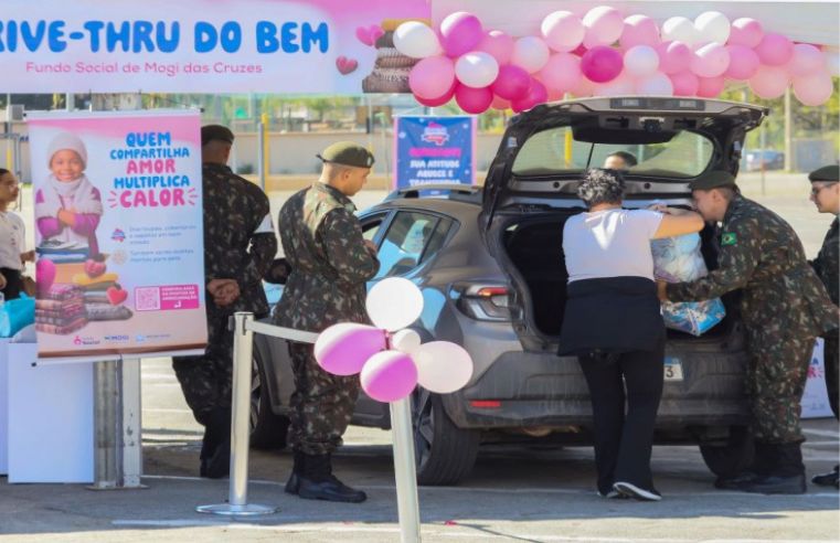 Mogi das Cruzes reforça solidariedade no Drive-Thru do Bem