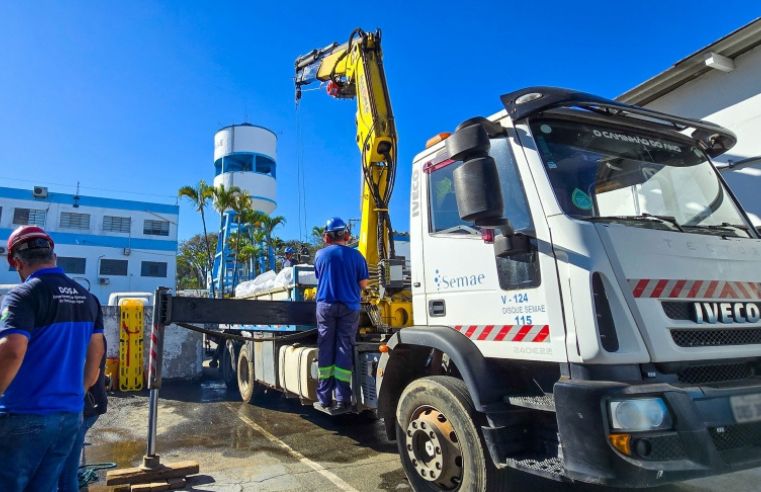 Semae conclui manutenção e retoma abastecimento em Mogi