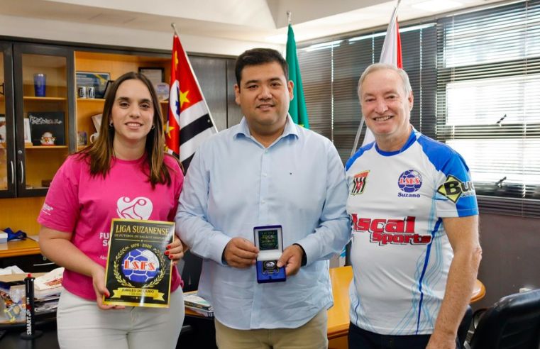 Medalha marca os 50 anos da Liga de Futsal de Suzano
