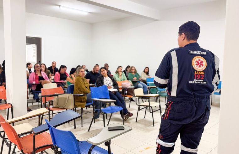 Arujá capacita profissionais da saúde em primeiros socorros