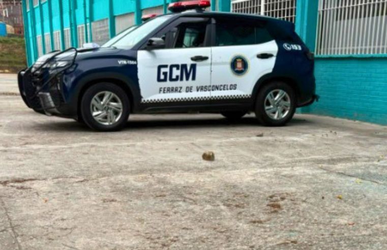 GCM de Ferraz prende três em flagrante de vandalismo escolar