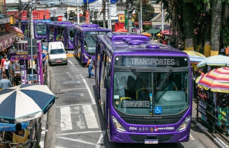 Renovação da frota atinge 75% dos ônibus em Ferraz