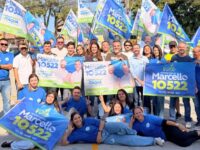 Marcello ganha força nas ruas nos primeiros dias de campanha