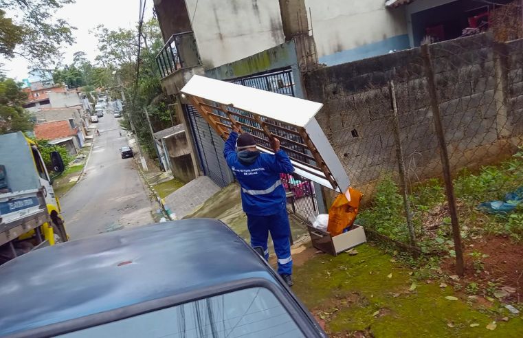 Prefeitura de Arujá faz balanço do Cata-treco em setembro