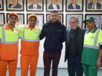 Trabalhadores da limpeza recebem homenagem em Mogi