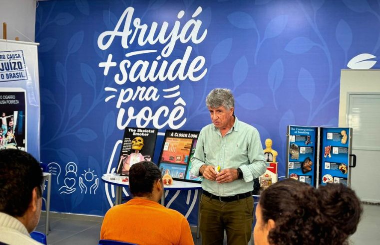 Palestra no CAPS de Arujá orienta moradores a parar de fumar