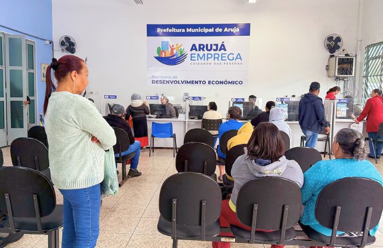 Arujá abre 132 vagas de emprego em diferentes áreas