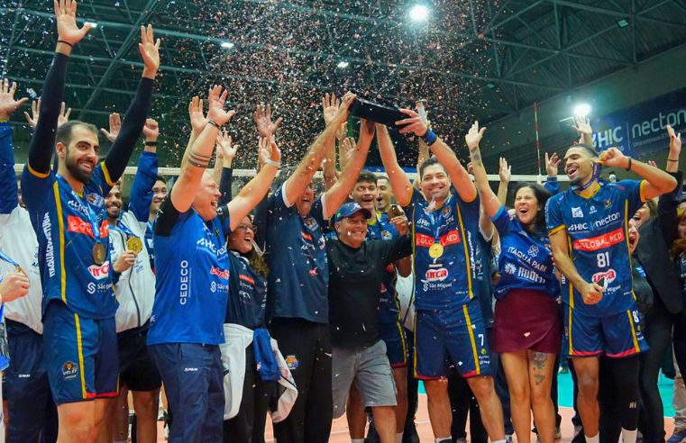 Vôlei Mania Itaquá campeão conquista acesso à Superliga B