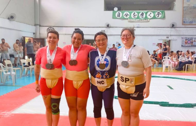 Sumô de Suzano conquista oito ouros no Rio de Janeiro